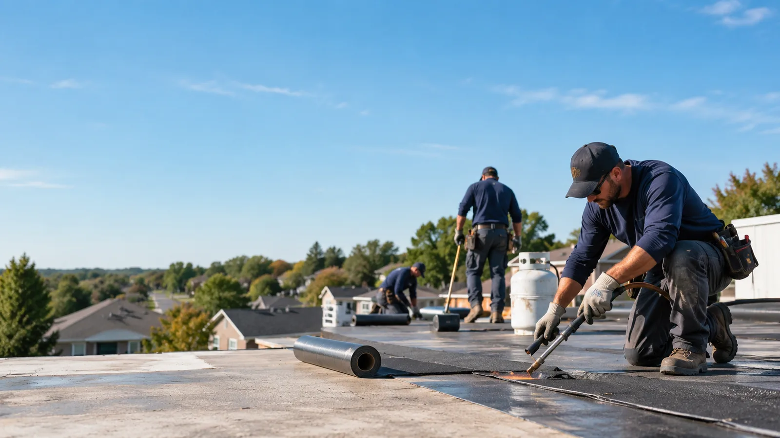 Flat Roof Leak Repair providers in Bluford, IL
